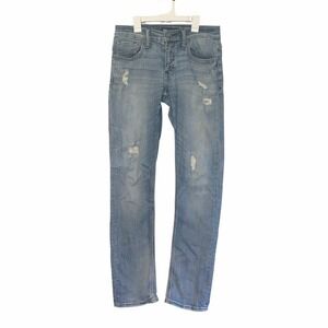 BKE Jake Straight‎ Mens Light Wash Distressed Jeans Size 29 x 34